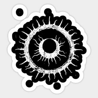 Black Sun Sticker